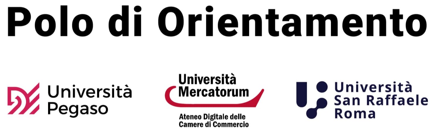 Polo di Orientamento Università telematica Pegaso, Universitas Mercatorum, Università telematica San Raffaele Roma